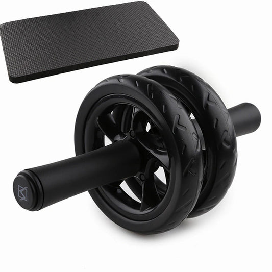 AB Roller Non-Slip 15CM Tire Pattern Fitness Gym Exercise Abdominal Wheel Roller Gym Equipment for Home